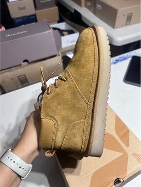 Koolaburra by UGG Women's Suede Ankle Boots Size 7 Tan